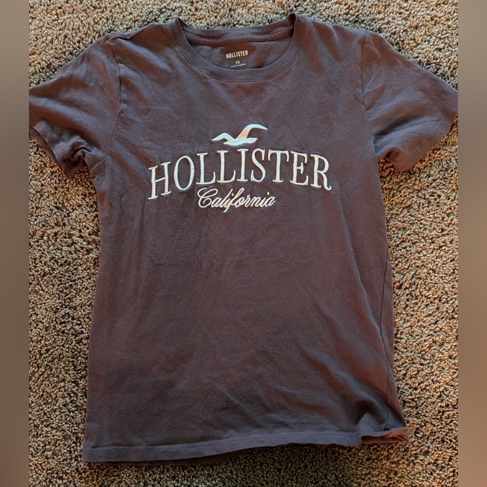 Hollister Brown Short Sleeve Tee